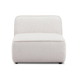 Travie Performance Corduroy Velvet Armless Chair - View 2