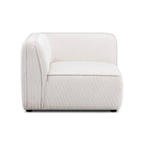 Travie Performance Corduroy Velvet Corner Chair - View 2