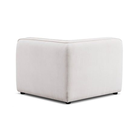 Travie Performance Corduroy Velvet Corner Chair - View 3