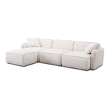 Travie 4-Piece Performance Corduroy Velvet Modular Sectional