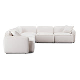 Travie 5-Piece Performance Corduroy Velvet Modular L-Sectional