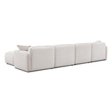 Travie 6-PiecePerformance Corduroy Velvet  Modular U-Sectional