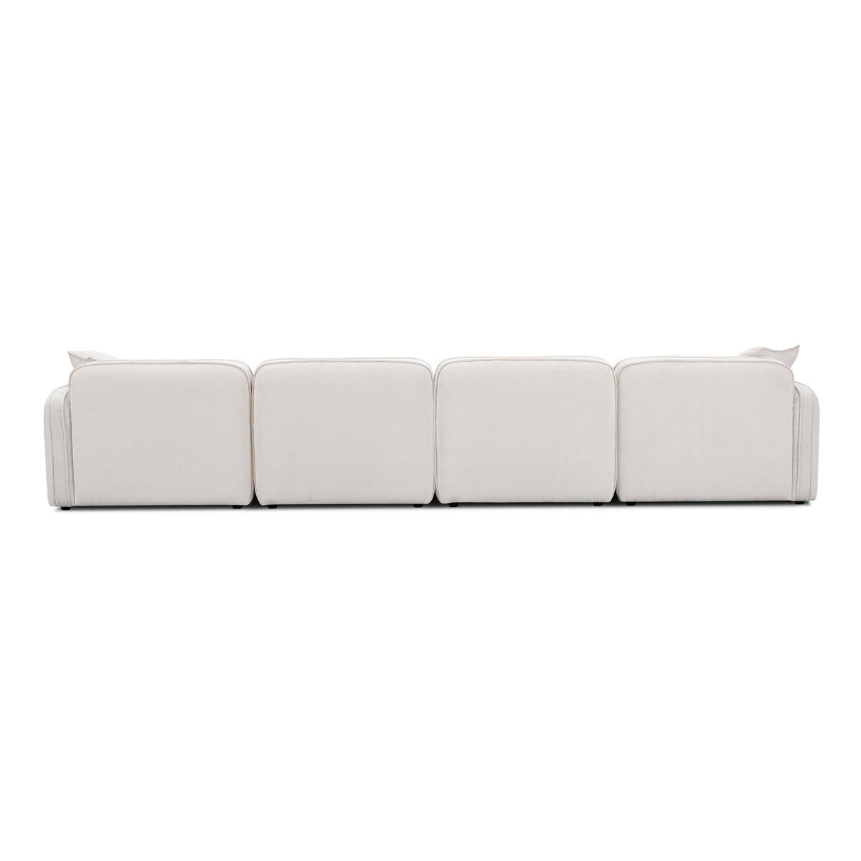 Travie 6-PiecePerformance Corduroy Velvet  Modular U-Sectional