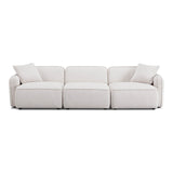 Travie 112" Performance Corduroy Velvet Modular Sofa