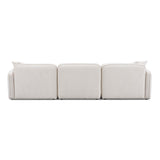 Travie 112" Performance Corduroy Velvet Modular Sofa