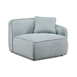 Travie Performance Corduroy Velvet RAF Corner Chair - View 7