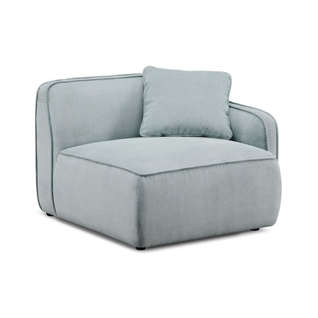 Travie Performance Corduroy Velvet RAF Corner Chair - View 7