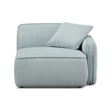 Travie Performance Corduroy Velvet RAF Corner Chair - View 8