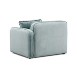 Travie Performance Corduroy Velvet RAF Corner Chair - View 9