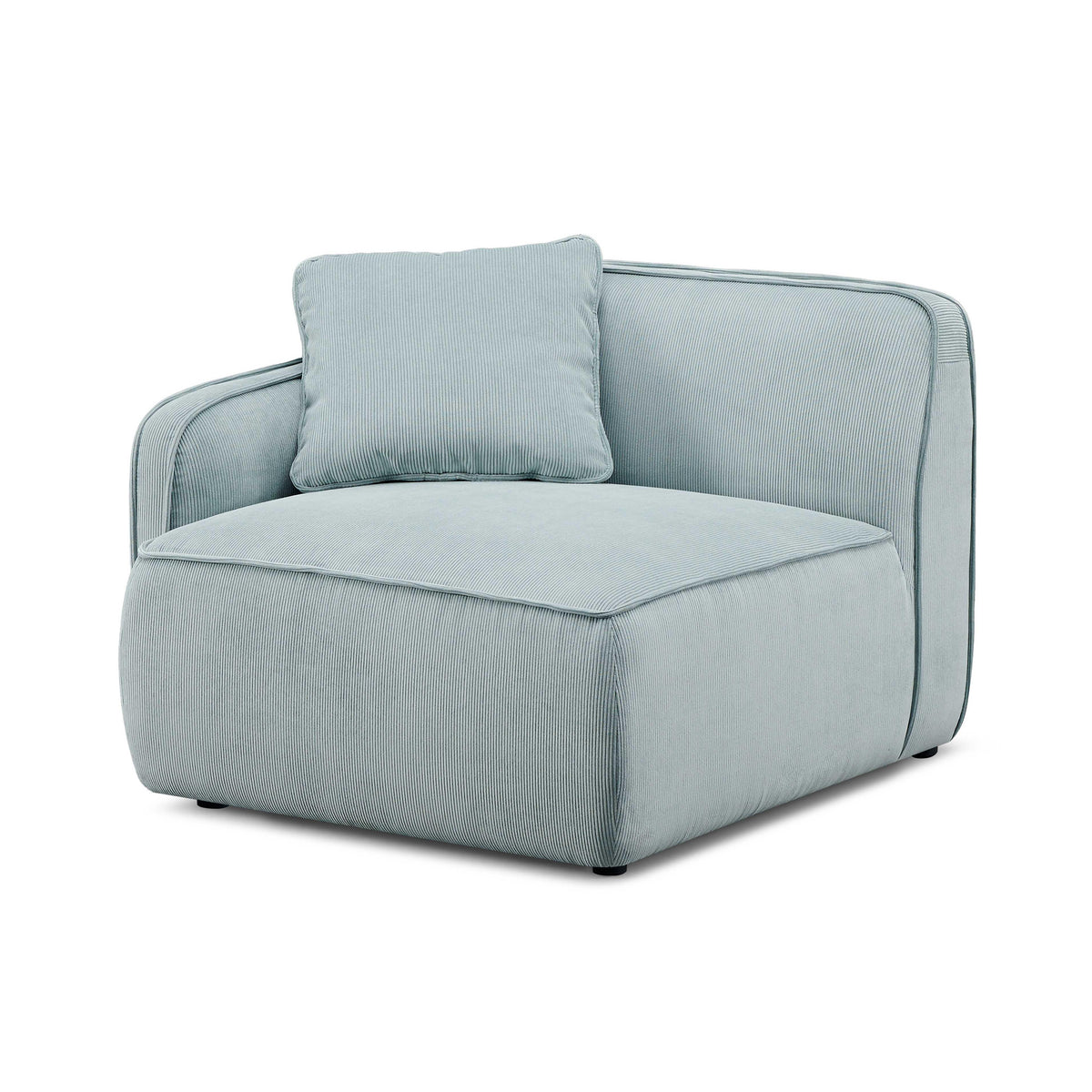 Travie Performance Corduroy Velvet LAF Corner Chair - View 7