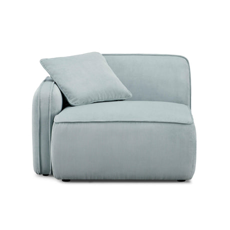 Travie Performance Corduroy Velvet LAF Corner Chair - View 8