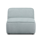 Travie Performance Corduroy Velvet Armless Chair - View 7