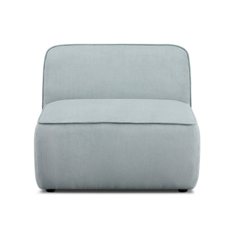 Travie Performance Corduroy Velvet Armless Chair - View 7