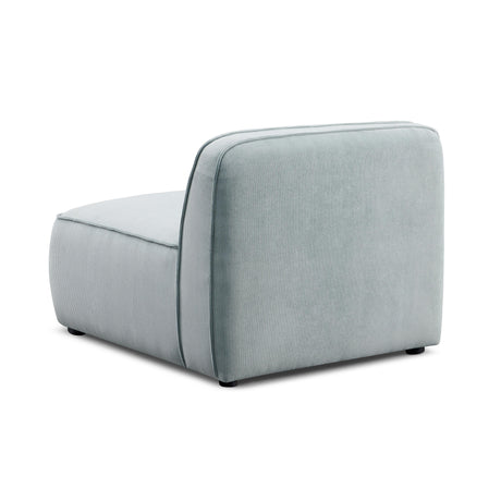 Travie Performance Corduroy Velvet Armless Chair - View 8
