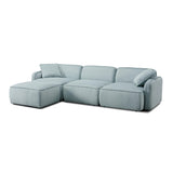 Travie 4-Piece Performance Corduroy Velvet Modular Sectional