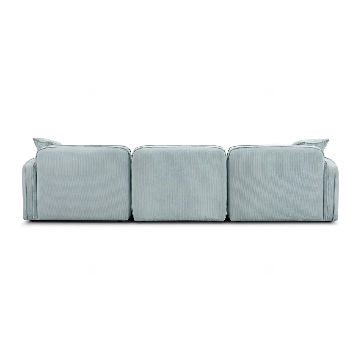Travie 4-Piece Performance Corduroy Velvet Modular Sectional