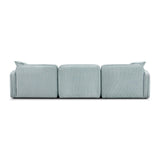 Travie 4-Piece Performance Corduroy Velvet Modular Sectional