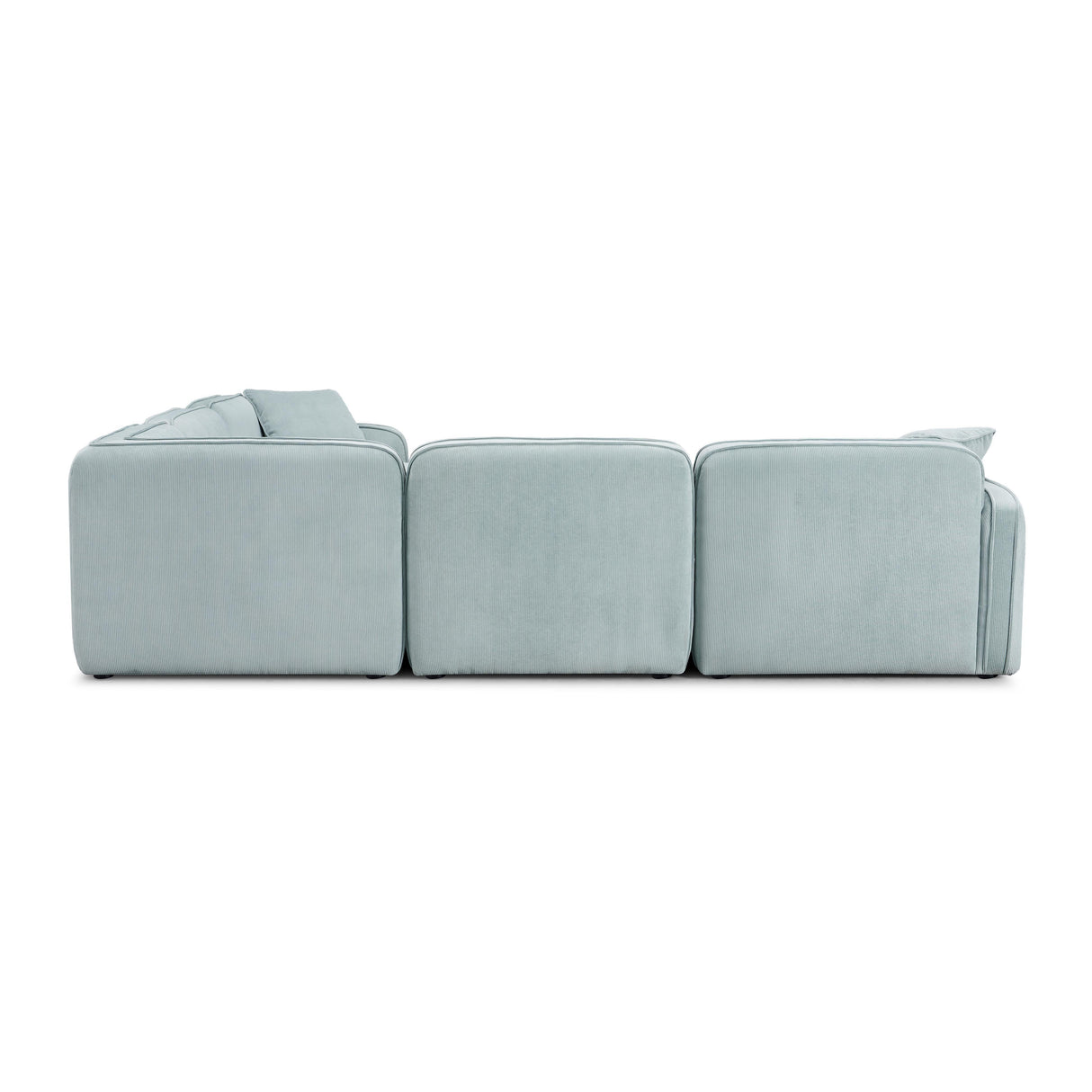 Travie 5-Piece Performance Corduroy Velvet Modular L-Sectional
