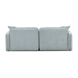 Travie 78" Performance Corduroy Velvet Modular Loveseat