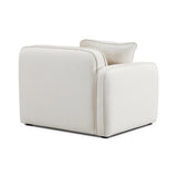 Travie Sand Upcycled Performance Linen LAF Corner Chair - View 3