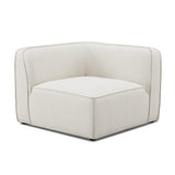 Travie Sand Upcycled Performance Linen Corner Chair - View 1