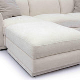 Perry 4-Piece Cream Chenille Modular Sectional