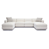 Perry 6-Piece Cream Chenille Modular U-Sectional