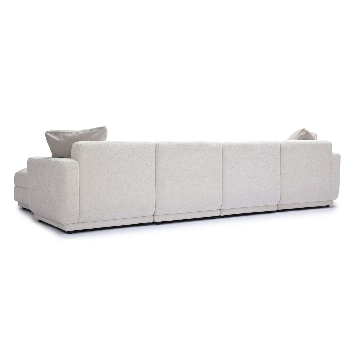 Perry 6-Piece Cream Chenille Modular U-Sectional