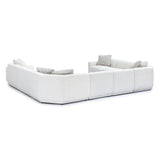 Perry 8-Piece Cream Chenille Modular Large U-Sectional