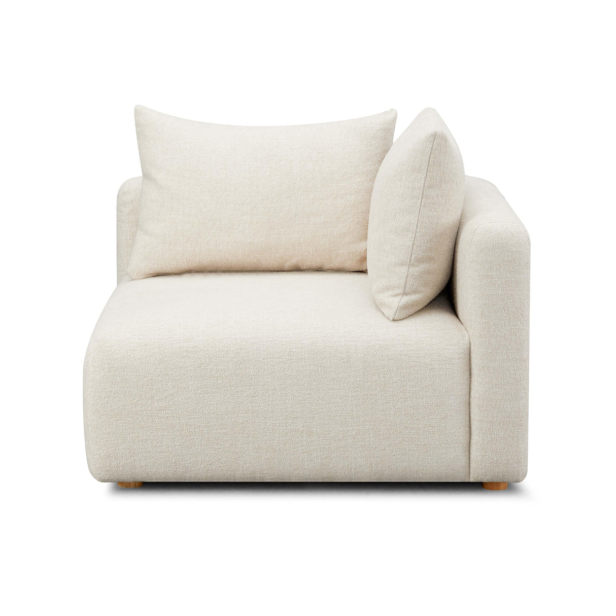 Hangover Heavy Textured Fabric Modular Corner Chair