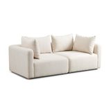 Hangover 81" Heavy Textured Fabric Loveseat