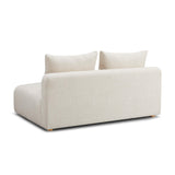 Hangover 64" Heavy Textured Fabric Modular Loveseat