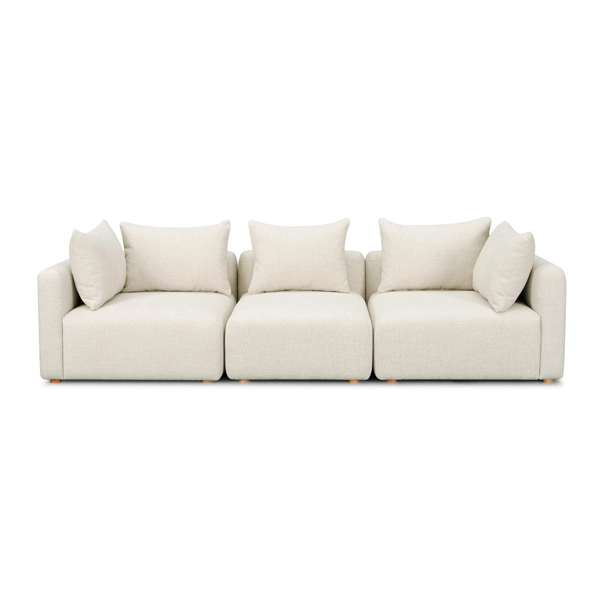 Hangover 112.5" Heavy Textured Fabric Sofa