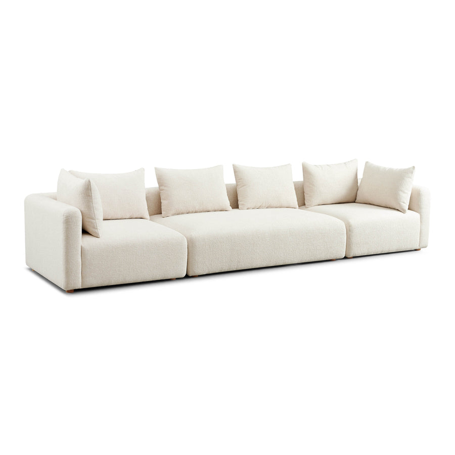 Hangover 145" Heavy Textured Fabric Long Sofa