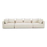 Hangover 145" Heavy Textured Fabric Long Sofa
