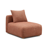 Hangover Heavy Textured Fabric Modular Armless Chair