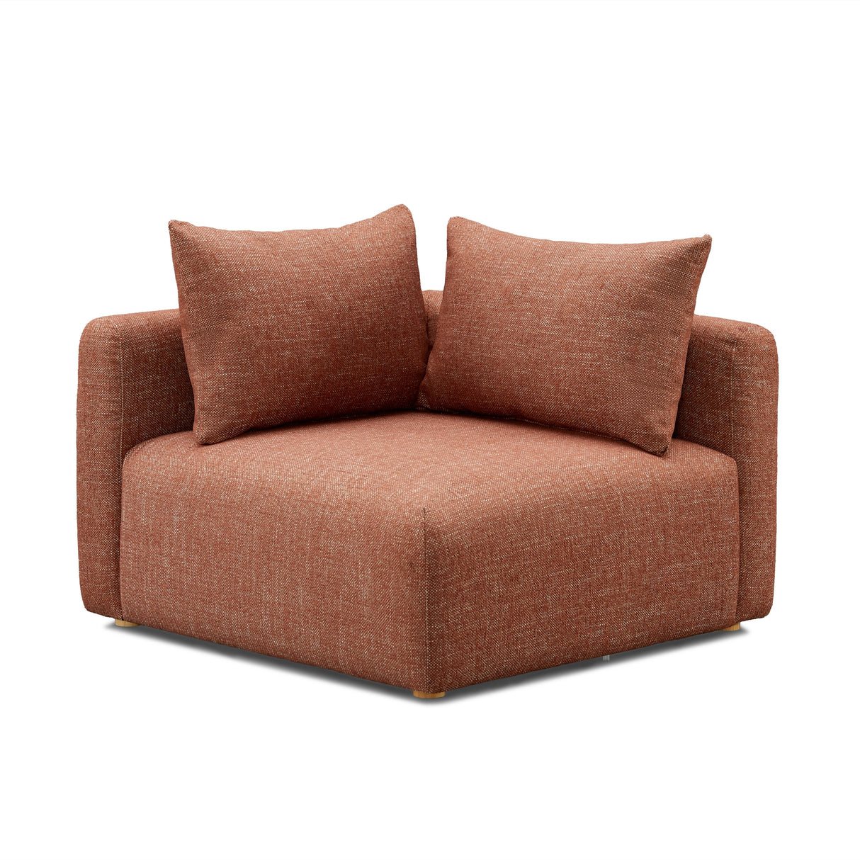 Hangover Heavy Textured Fabric Modular Corner Chair