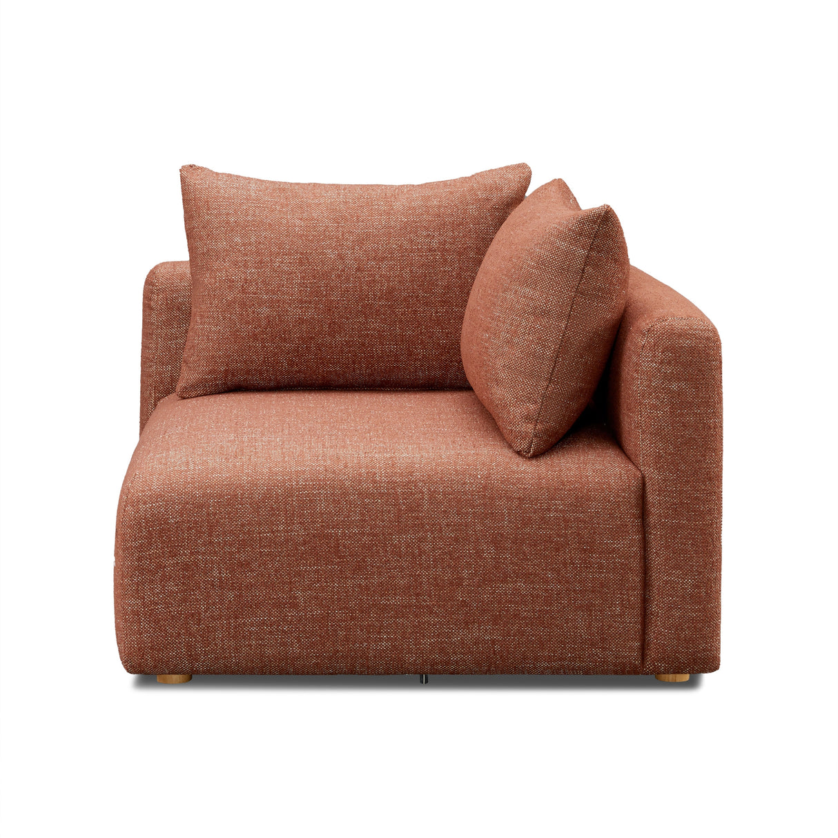 Hangover Heavy Textured Fabric Modular Corner Chair