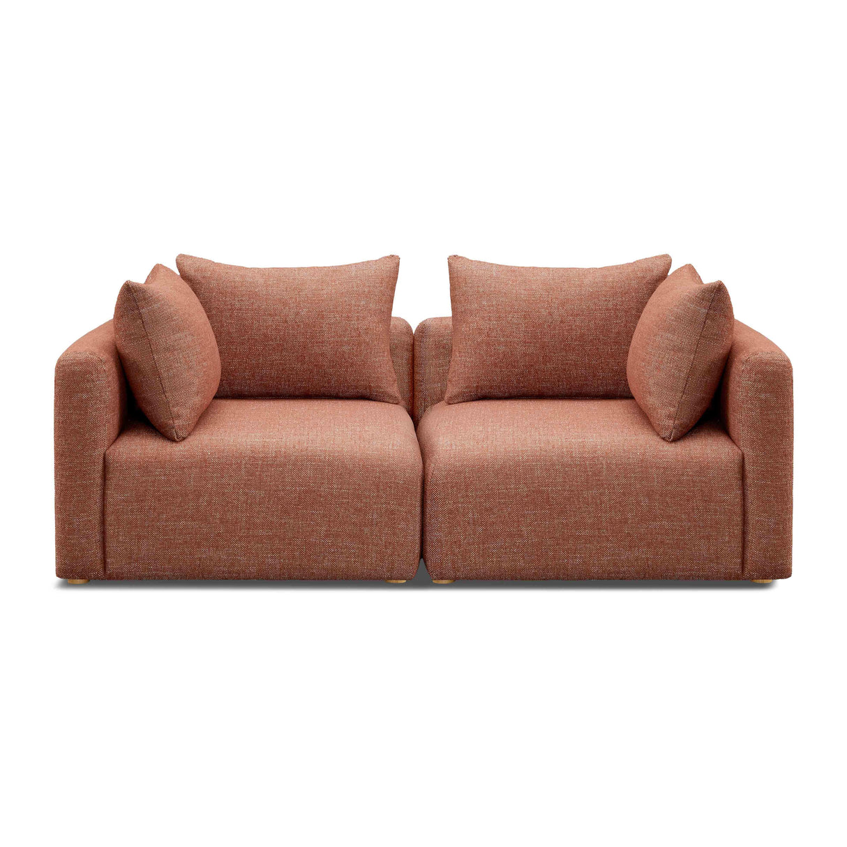 Hangover 81" Heavy Textured Fabric Loveseat