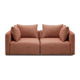 Hangover 81" Heavy Textured Fabric Loveseat