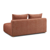 Hangover 64" Heavy Textured Fabric Modular Loveseat