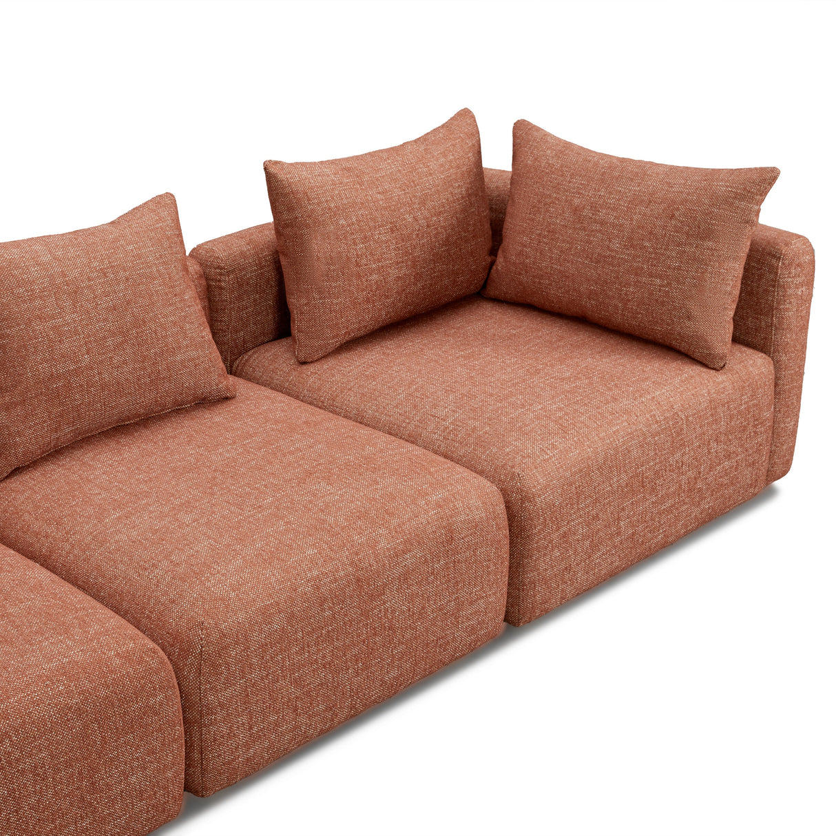 Hangover 112.5" Heavy Textured Fabric Sofa