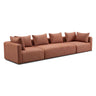 Hangover 145" Heavy Textured Fabric Long Sofa