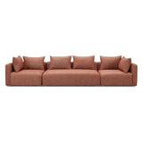 Hangover 145" Heavy Textured Fabric Long Sofa