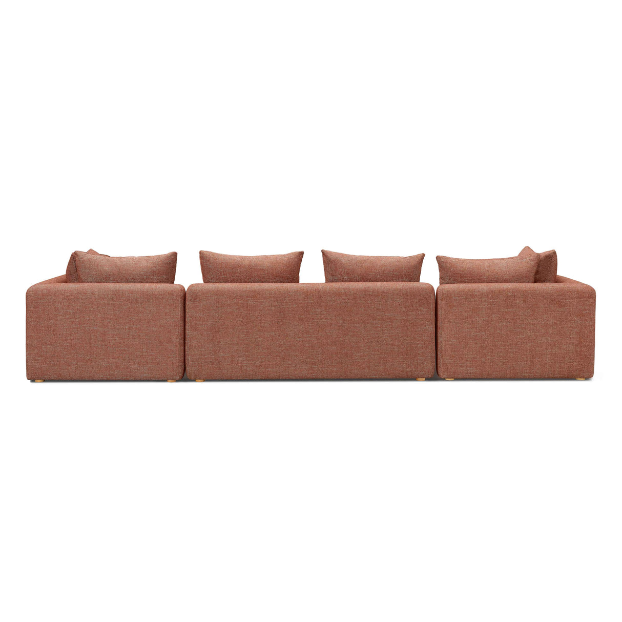 Hangover 145" Heavy Textured Fabric Long Sofa