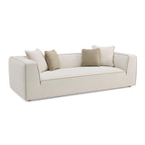 Tristine 96" Cream Linen Sofa