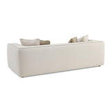 Tristine 96" Cream Linen Sofa