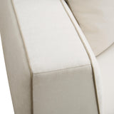 Tristine 96" Cream Linen Sofa