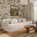 Misty 115" Cream Boucle Modular Sofa