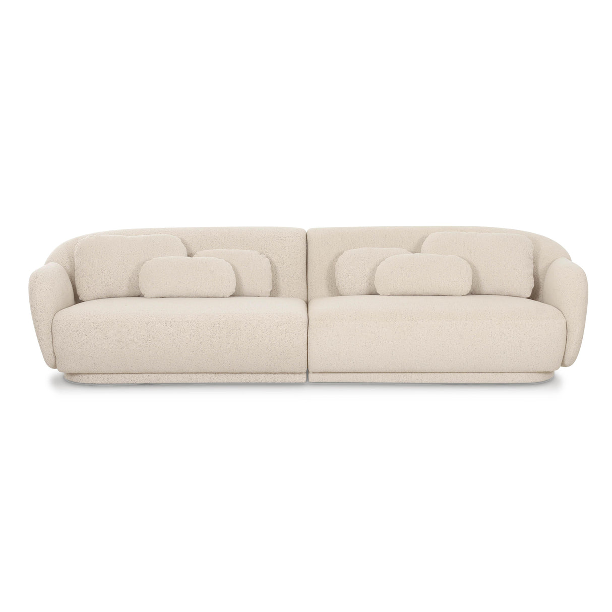 Misty 115" Cream Boucle Modular Sofa